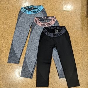 S bundle Gymshark Flex cropped leggings